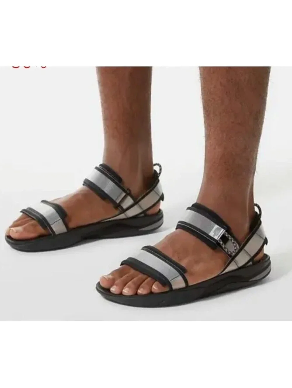 The North Face Skeena Sport Sandal Black/Asphalt Grey Mens 14 Womens 15.5